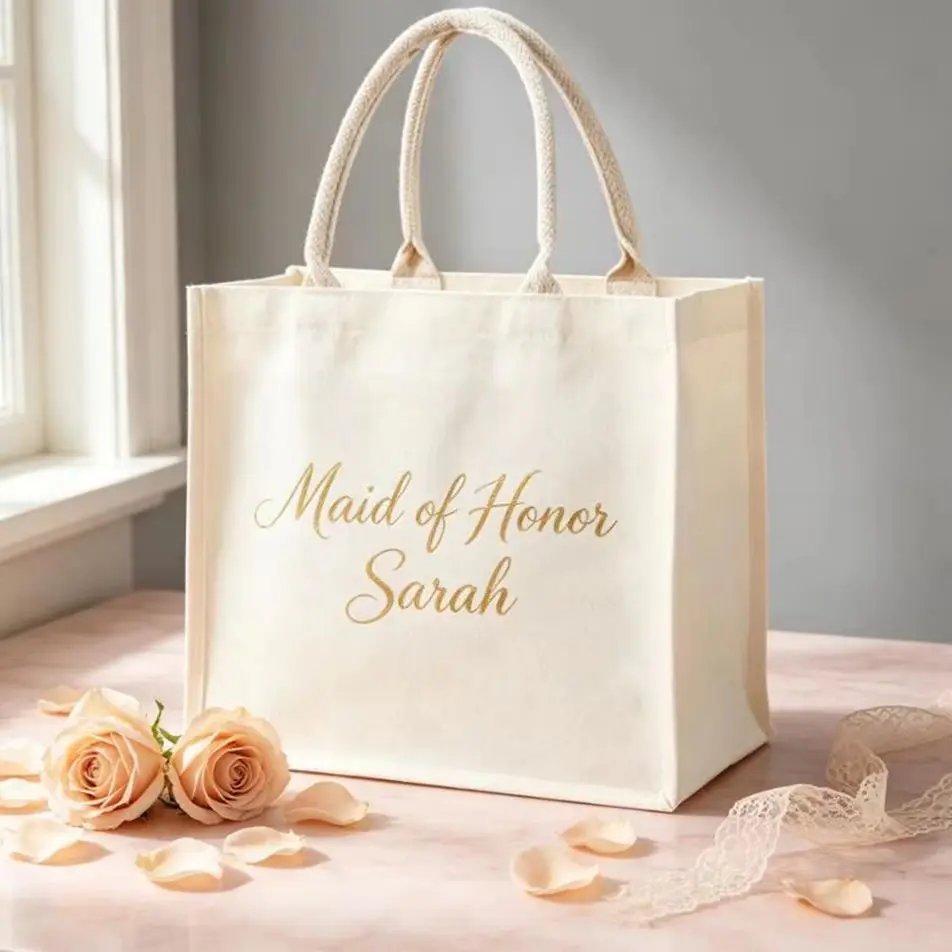 Custom Beach Wedding Tote Bag Free Printing Personalized with Couple Name and Date Large Cotton Canvas for Bride Bridesmaid Gift
Custom Beach Wedding Tote Bag Free Printing Personalized with Couple Name and Date Large Cotton Canvas for Bride Bridesmaid Gift