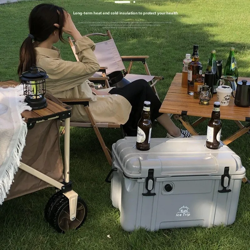 25L Portable Outdoor Cooler Large Capacity Food Preservation Cold Storage for Camping Picnics Vendors Trade Shows Cooler Box
25L Portable Outdoor Cooler Large Capacity Food Preservation Cold Storage for Camping Picnics Vendors Trade Shows Cooler Box