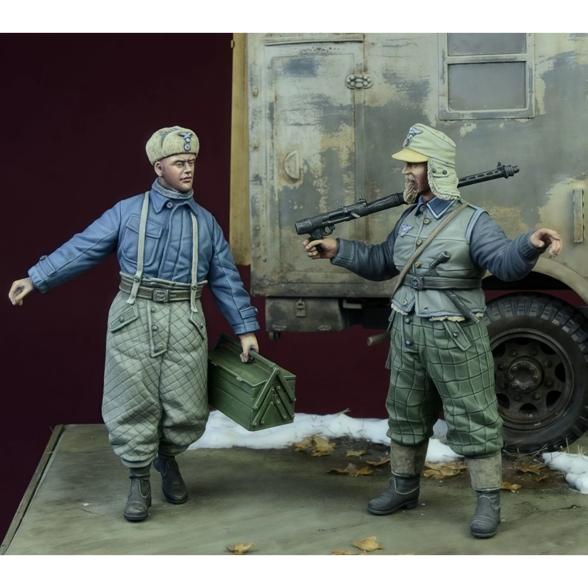 1/35 resin unpainted model kit, military theme, World War II Air Force mechanical ground crew unassembled and unpainted GK
1/35 resin unpainted model kit, military theme, World War II Air Force mechanical ground crew unassembled and unpainted GK
