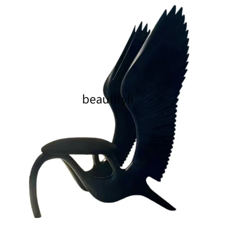 Medieval solid wood angel seat designer back chair wabi sandy wind villa single chair
Medieval solid wood angel seat designer back chair wabi sandy wind villa single chair