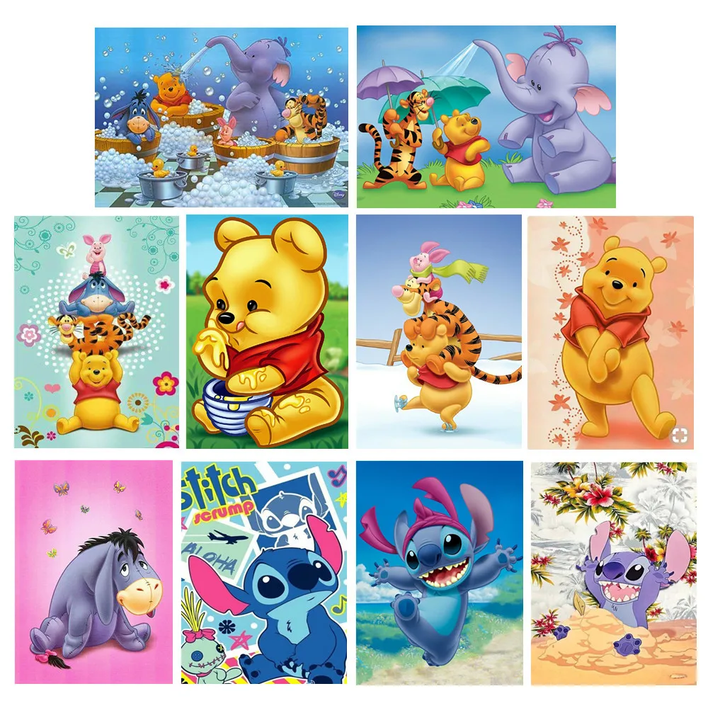 Disney Bear Cartoon 5D Diamond Painting DIY Mosaic Embroidery Children's Kid Animal Room Handmade Decor 2023 
Disney Bear Cartoon 5D Diamond Painting DIY Mosaic Embroidery Children's Kid Animal Room Handmade Decor 2023