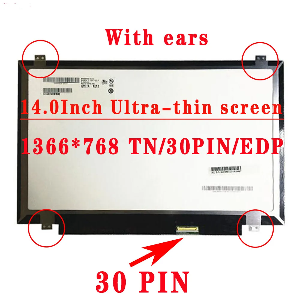 14,0-дюймовый 1366X768TN 30-контактный ЖК-экран для DELL Inspiron 14-3468 14-3490 14-5441 14-5442 14-5443 14-5447 14-5448 14-5480 14-7447
14,0-дюймовый 1366X768TN 30-контактный ЖК-экран для DELL Inspiron 14-3468 14-3490 14-5441 14-5442 14-5443 14-5447 14-5448 14-5480 14-7447