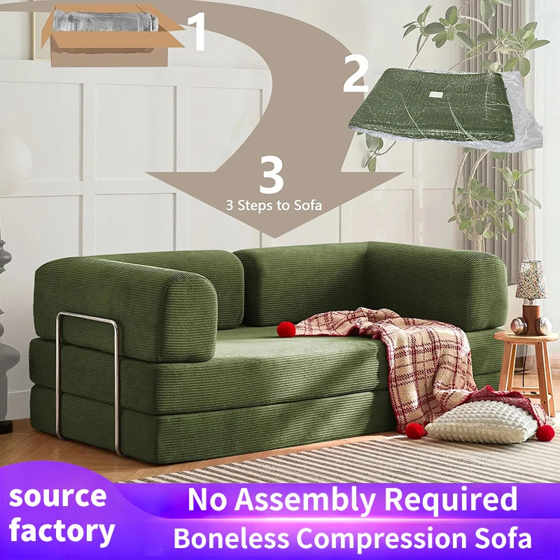 Boneless Compression Sofa - Frameless, Seamless, One-Piece Foam
Boneless Compression Sofa - Frameless, Seamless, One-Piece Foam