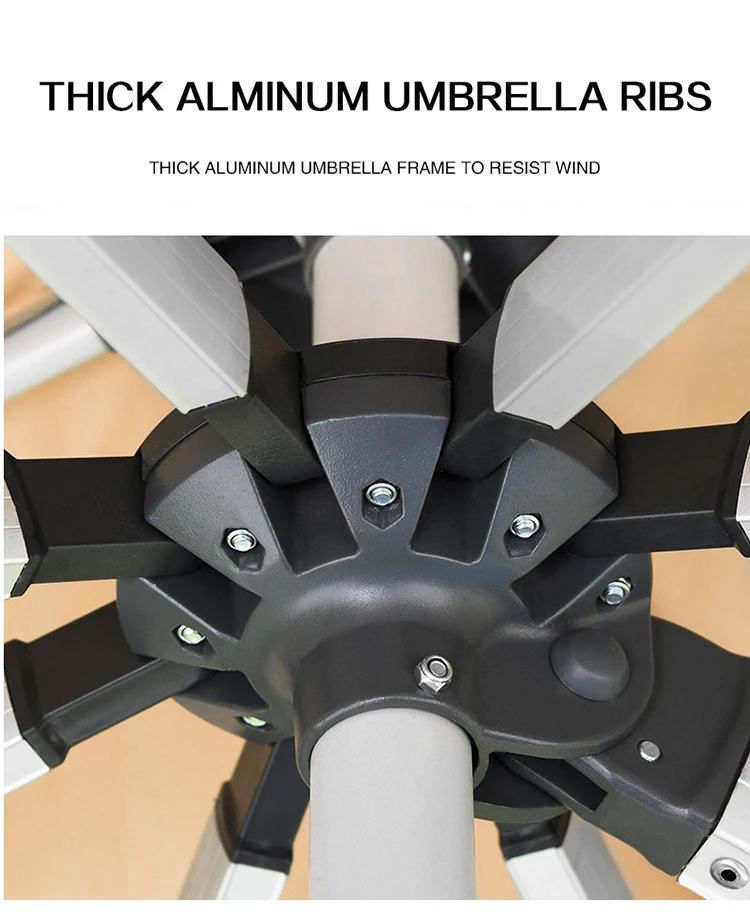 2026 hot sales Custom Logo Weatherproof Commercial Patio 360 Degree Rotating Light Emitting Diode Sun Umbrella Garden
2026 hot sales Custom Logo Weatherproof Commercial Patio 360 Degree Rotating Light Emitting Diode Sun Umbrella Garden