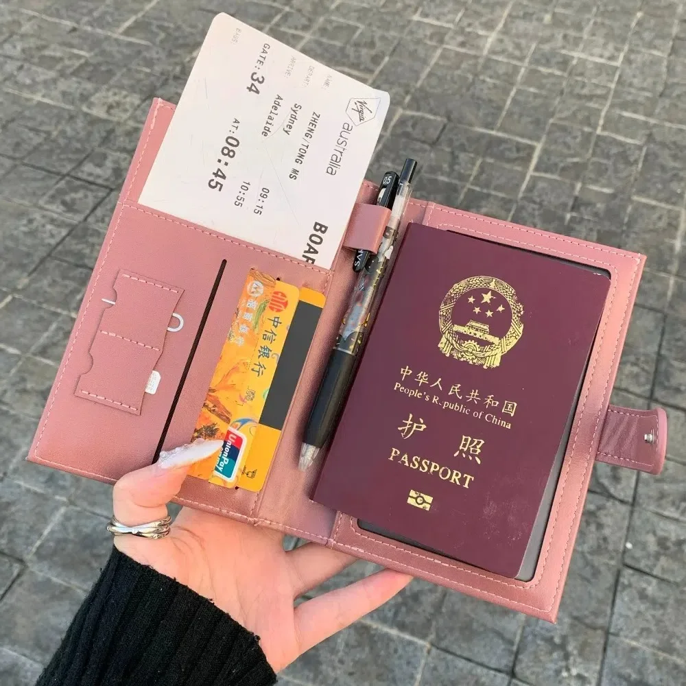 Creative Card Holder PU Passport Bag Purse Passport Cover Travel Wallet Card Case Ticket Holder Certificate Storage Bag Women
Creative Card Holder PU Passport Bag Purse Passport Cover Travel Wallet Card Case Ticket Holder Certificate Storage Bag Women