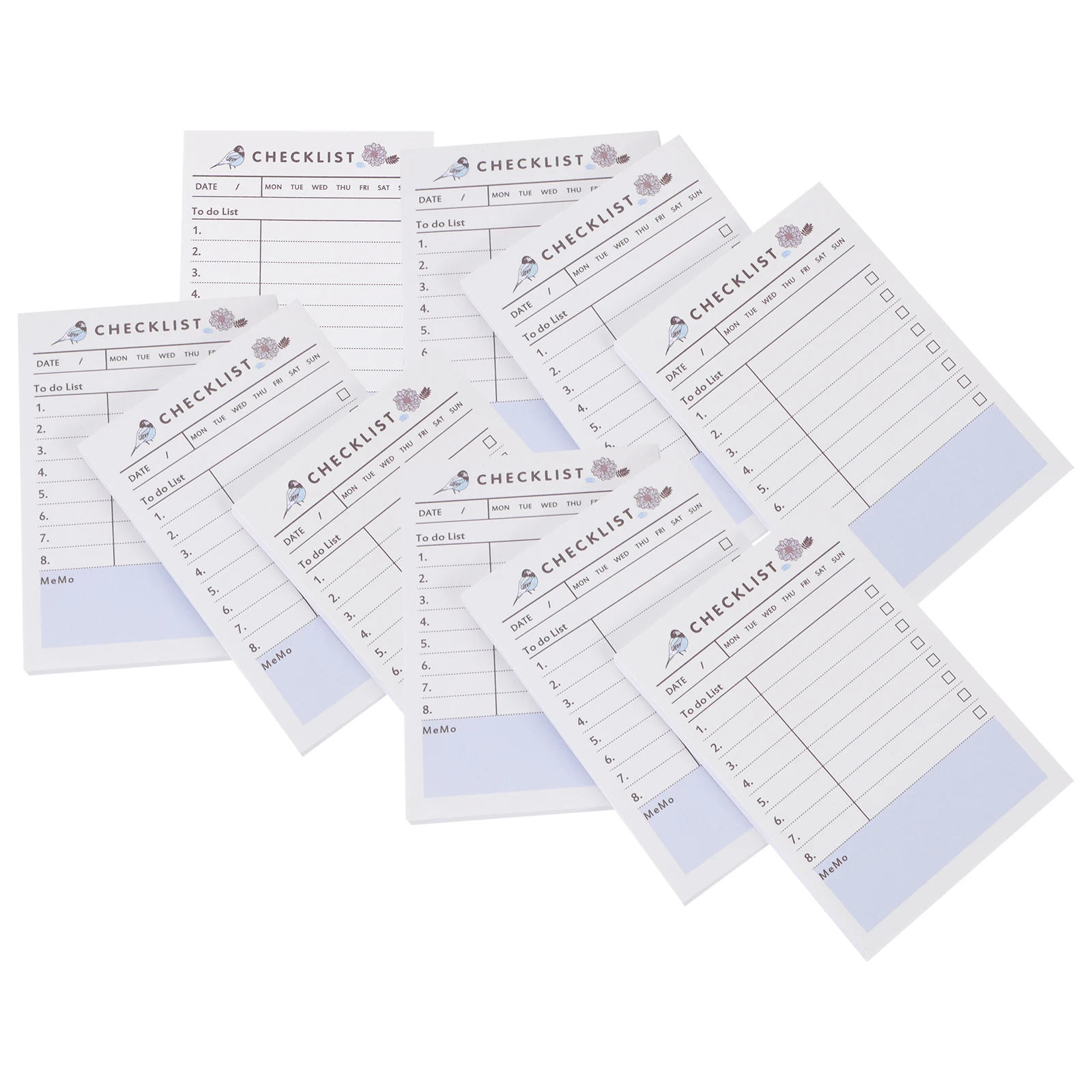 Weekly Planner Daily Notebooks 10 Pcs Writing Smooth Not Penetrate Simple Design Practical Schedule School
Weekly Planner Daily Notebooks 10 Pcs Writing Smooth Not Penetrate Simple Design Practical Schedule School