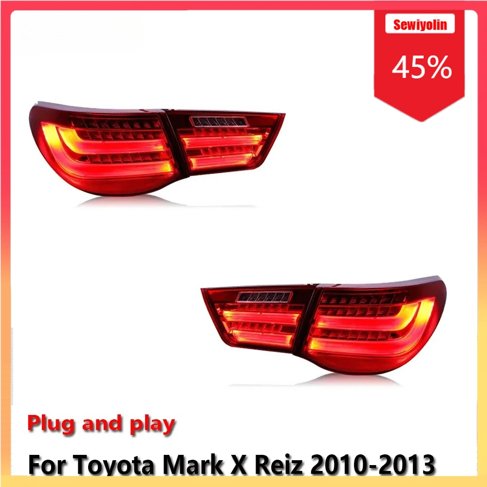 Car LED Tail Light Automobile Parts For Toyota Mark X Reiz 2010-2013 Auto Fog DRL Brake Turn Signal Lamp Plug and Play 
Car LED Tail Light Automobile Parts For Toyota Mark X Reiz 2010-2013 Auto Fog DRL Brake Turn Signal Lamp Plug and Play