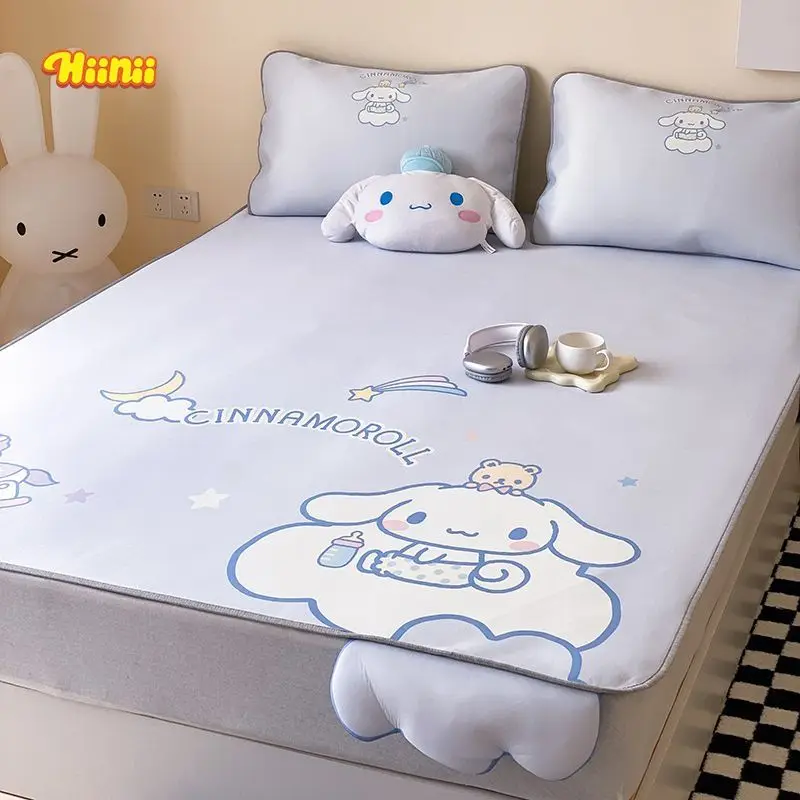 Hello Kitty Cinnamoroll Anime Kawaii Sanrio Ice Silk Mat 1Pcs Pillow Cover Summer Cute Kuromi Washable Bed Sheet Gifts for Kids
Hello Kitty Cinnamoroll Anime Kawaii Sanrio Ice Silk Mat 1Pcs Pillow Cover Summer Cute Kuromi Washable Bed Sheet Gifts for Kids
