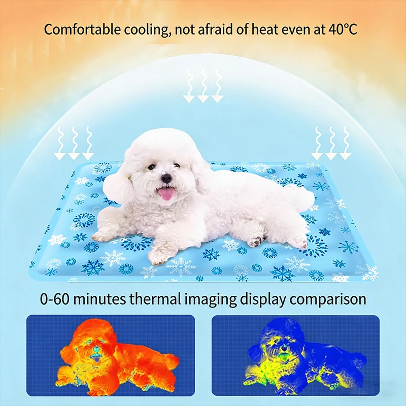 High Quality Pet Ice Mat Summer Cooling Pad For Single Use Cool Soft Ice Cushion pets pet swimming pool chiot accessoires dogbed
High Quality Pet Ice Mat Summer Cooling Pad For Single Use Cool Soft Ice Cushion pets pet swimming pool chiot accessoires dogbed