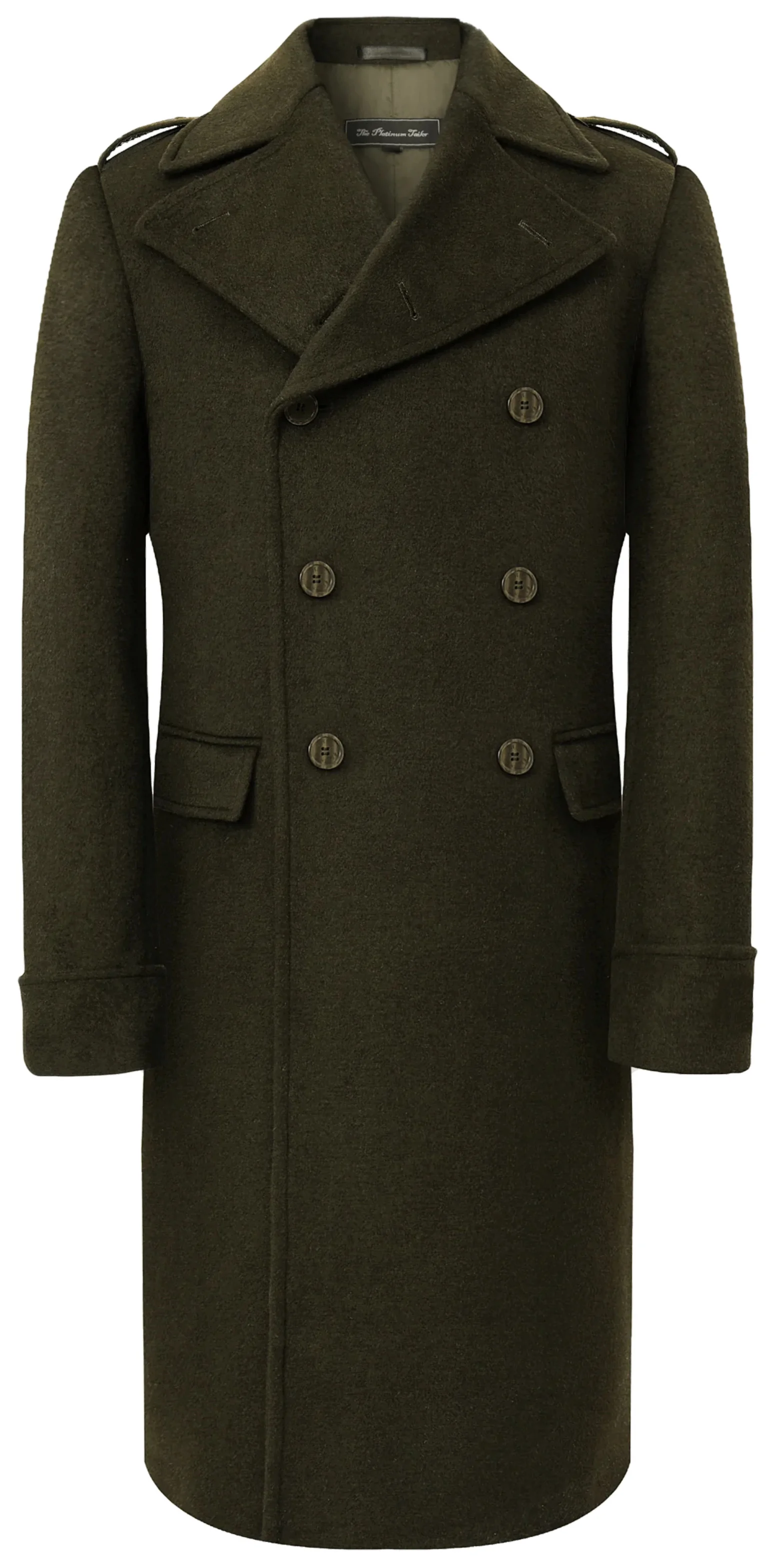 Military Green Woolen Coat Men Tailor-Made One Piece Overcoat Double Breasted Winter Warm Business Wedding Groom Prom Tailored
Military Green Woolen Coat Men Tailor-Made One Piece Overcoat Double Breasted Winter Warm Business Wedding Groom Prom Tailored