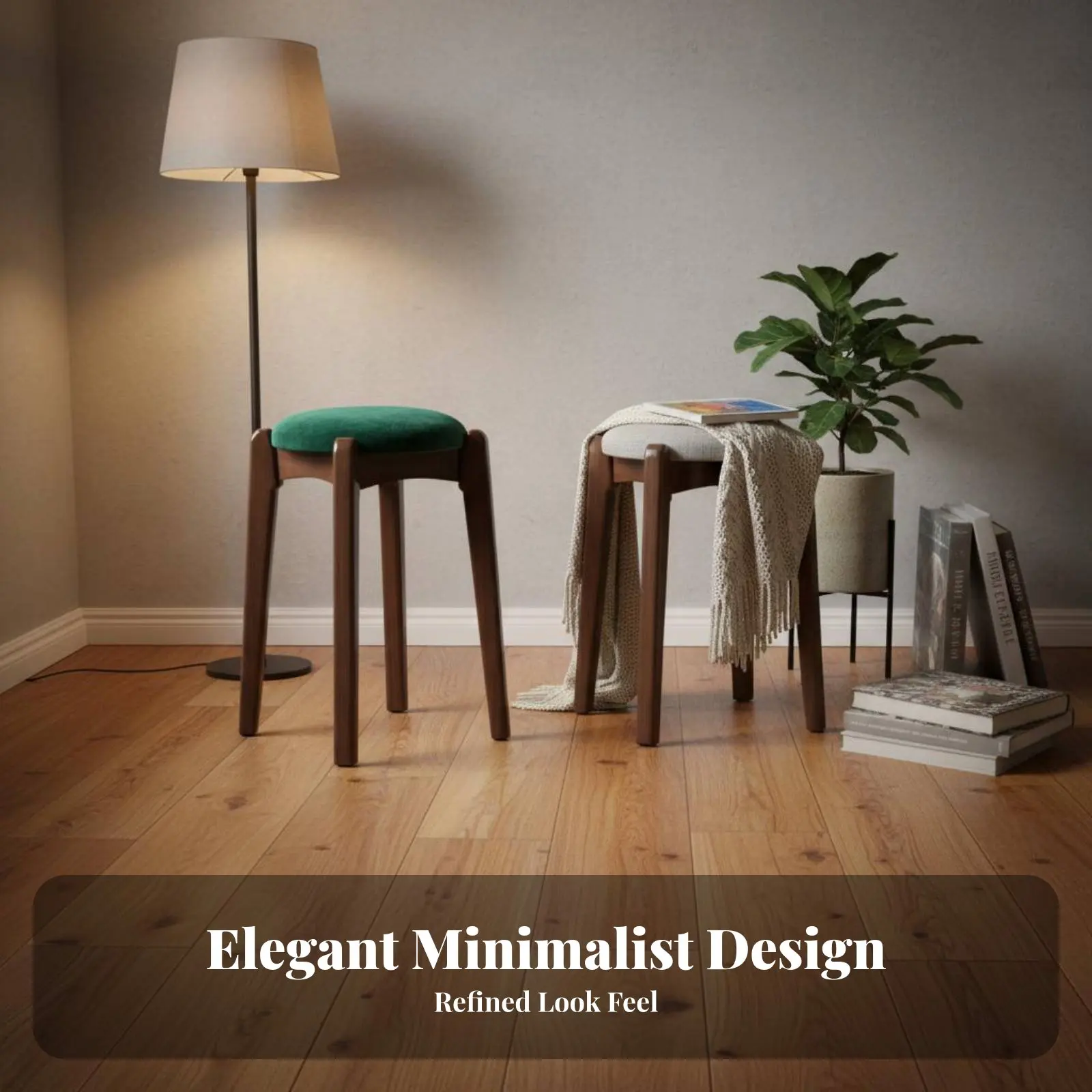 Rectangular Wooden Stool Stackable Backless Square Seat Nordic Design Space-Saving for Homeowners, Apartment Dwellers, Entryway
Rectangular Wooden Stool Stackable Backless Square Seat Nordic Design Space-Saving for Homeowners, Apartment Dwellers, Entryway