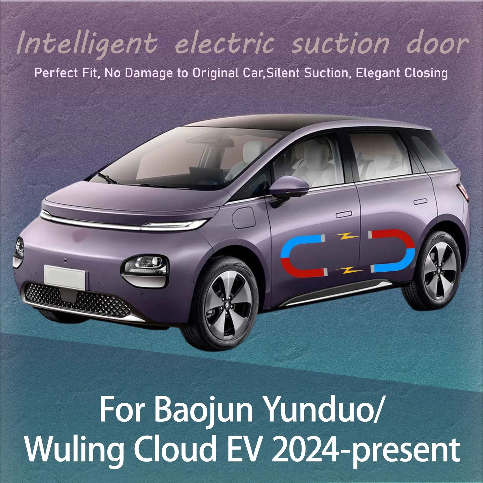 Электрический комплект для плавного закрывания дверей для Baojun Yunduo/Wuling Cloud EV 2024-наст. время, автоматическая бесшумная система доводчиков дверей с функцией предотвращения ударов
Электрический комплект для плавного закрывания дверей для Baojun Yunduo/Wuling Cloud EV 2024-наст. время, автоматическая бесшумная система доводчиков дверей с функцией предотвращения ударов