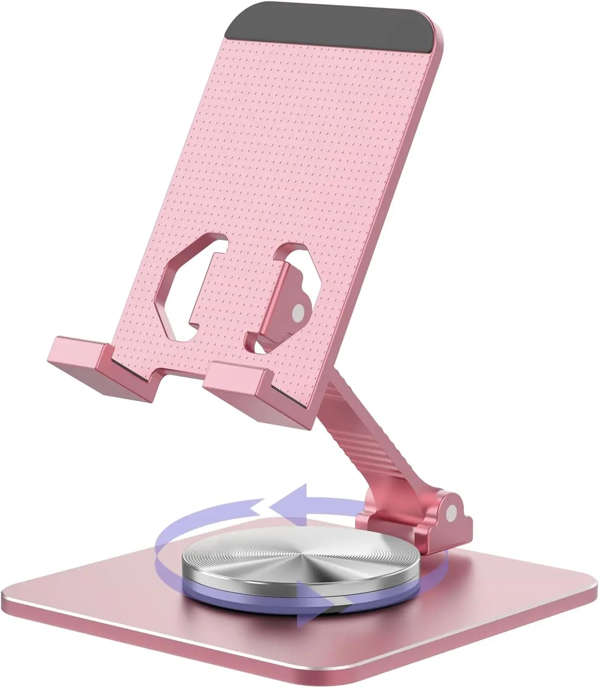 Foldable Desk Stand for Phone & Tablet, 360° Swivel, Adjustable Holder, Pink, Portable Design for 4–9.7in Devices
Foldable Desk Stand for Phone & Tablet, 360° Swivel, Adjustable Holder, Pink, Portable Design for 4–9.7in Devices