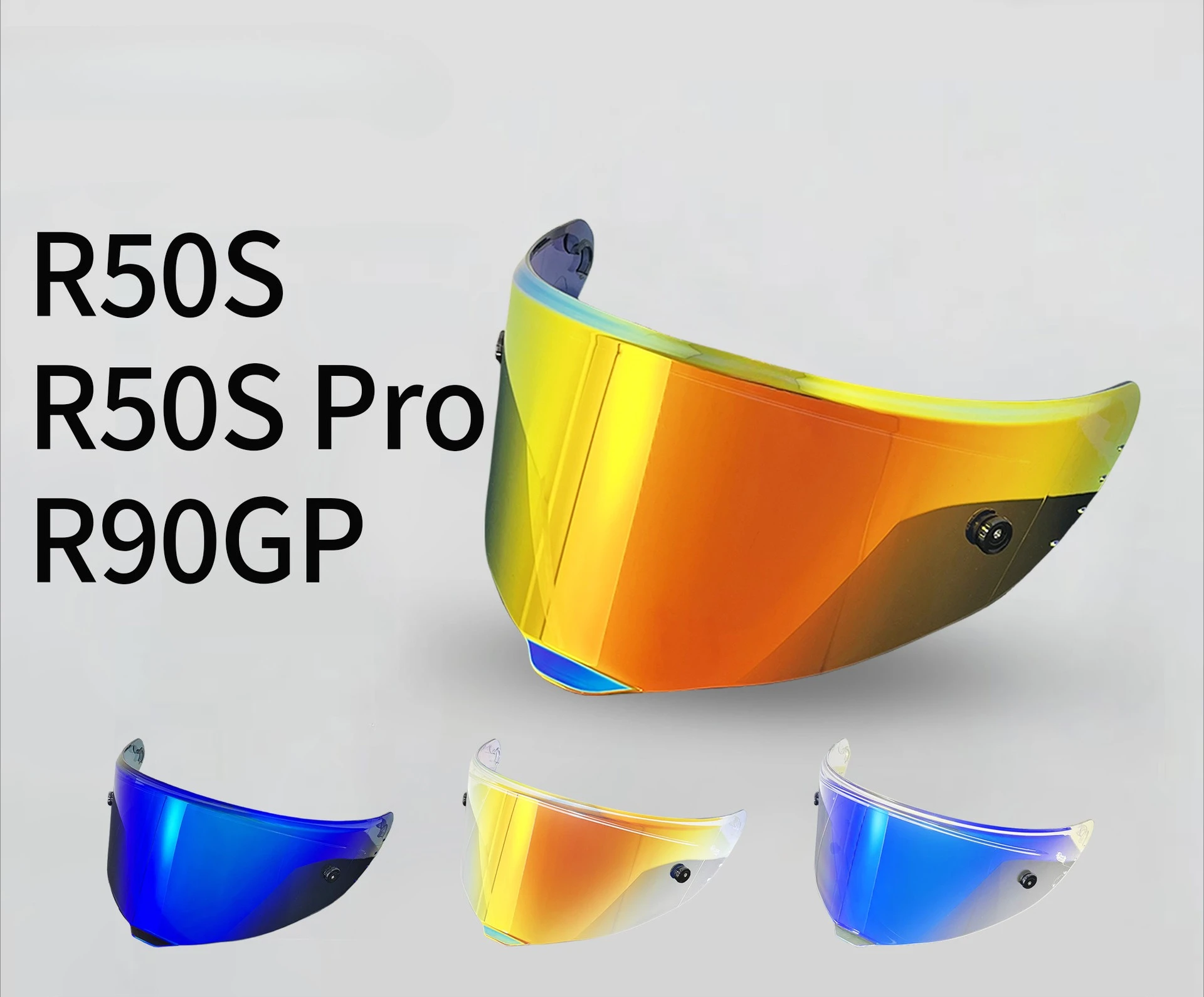R50S Helmet Lens R50S, R50S Pro, R90GP Electroplated Sunscreen Helmet Mirror Day and Night
R50S Helmet Lens R50S, R50S Pro, R90GP Electroplated Sunscreen Helmet Mirror Day and Night