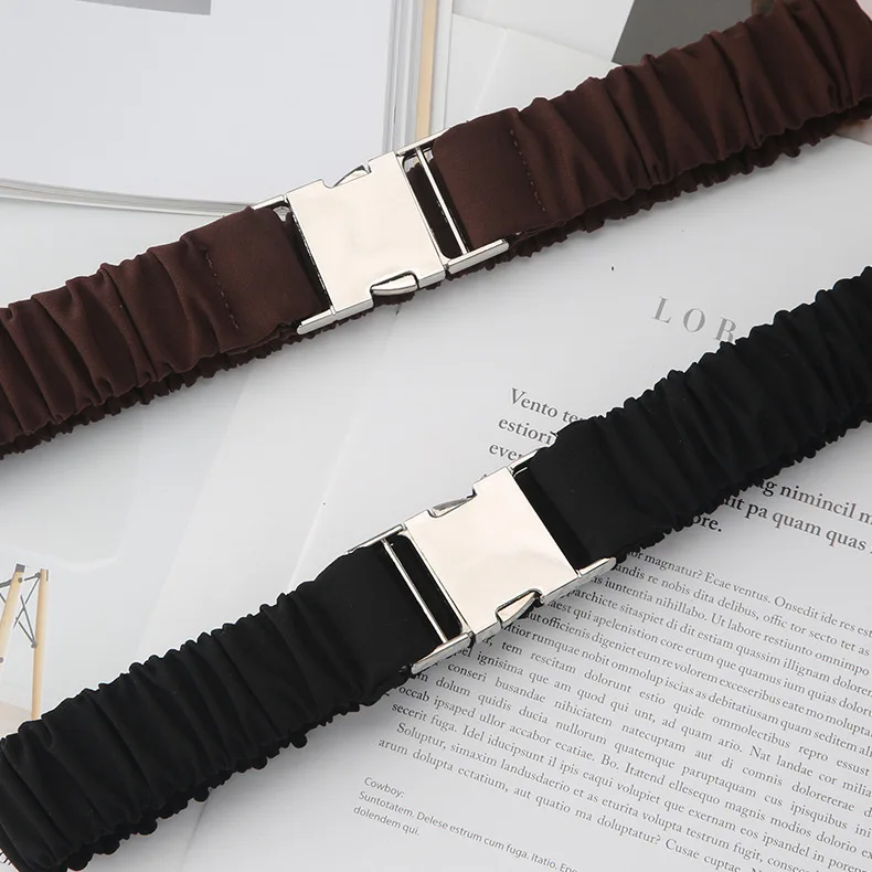 2024 Fashion luxury designer Women Belt Genuine Elastic elastic Female Metal Belt Buckle Waistband High Quality Trend Belt Lady
2024 Fashion luxury designer Women Belt Genuine Elastic elastic Female Metal Belt Buckle Waistband High Quality Trend Belt Lady