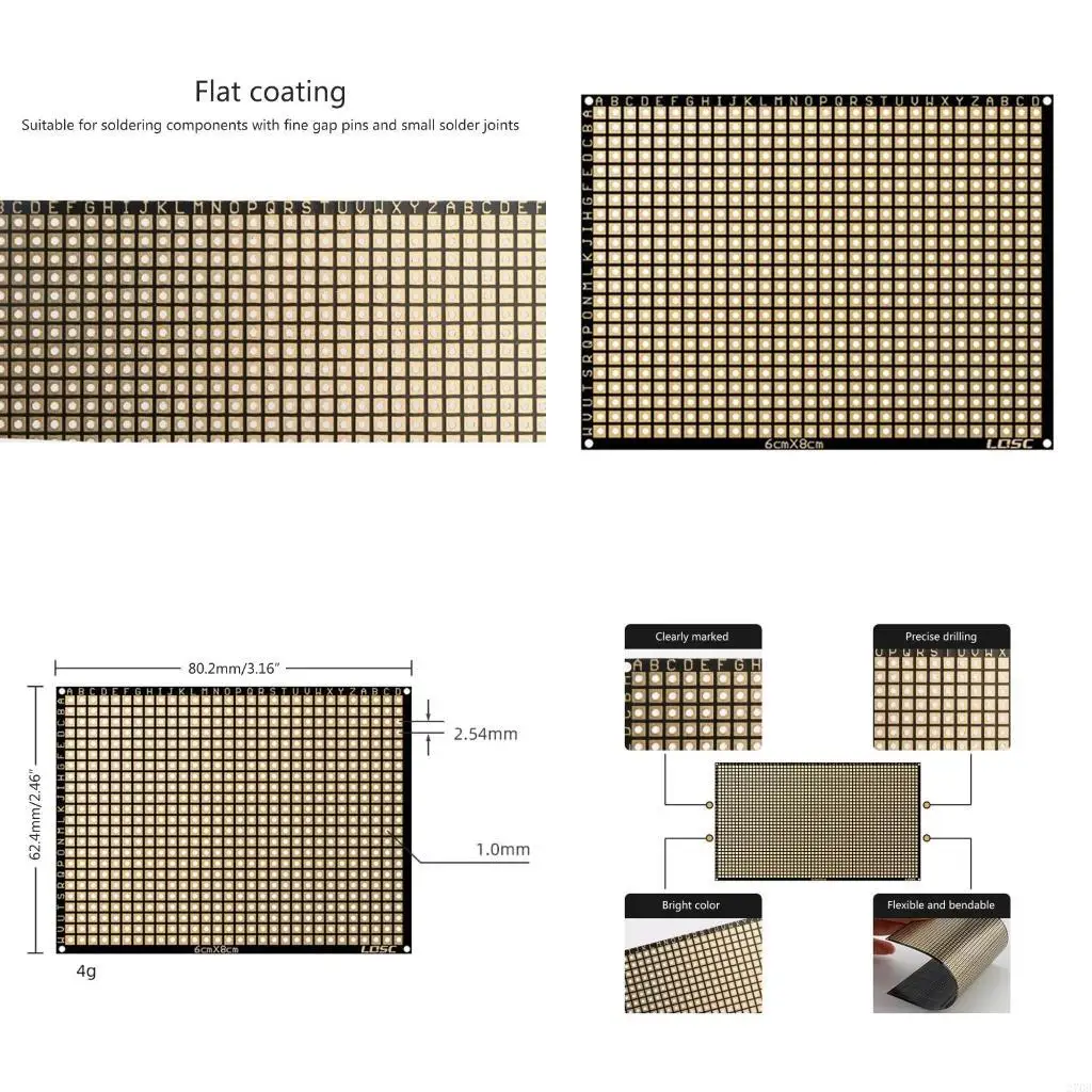 Double Sided Blank Board 0.4mm Thickness Multi-function Adapter Universal Board
Double Sided Blank Board 0.4mm Thickness Multi-function Adapter Universal Board