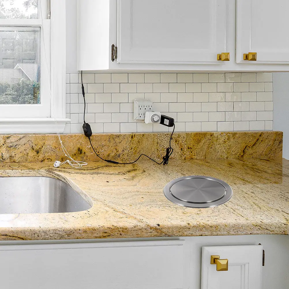 Stainless Steel Recessed Countertop Trash Lid Built-in Flap Cover for Kitchen Bathroom Hotel Restaurant Hospital Workshop Auto
Stainless Steel Recessed Countertop Trash Lid Built-in Flap Cover for Kitchen Bathroom Hotel Restaurant Hospital Workshop Auto