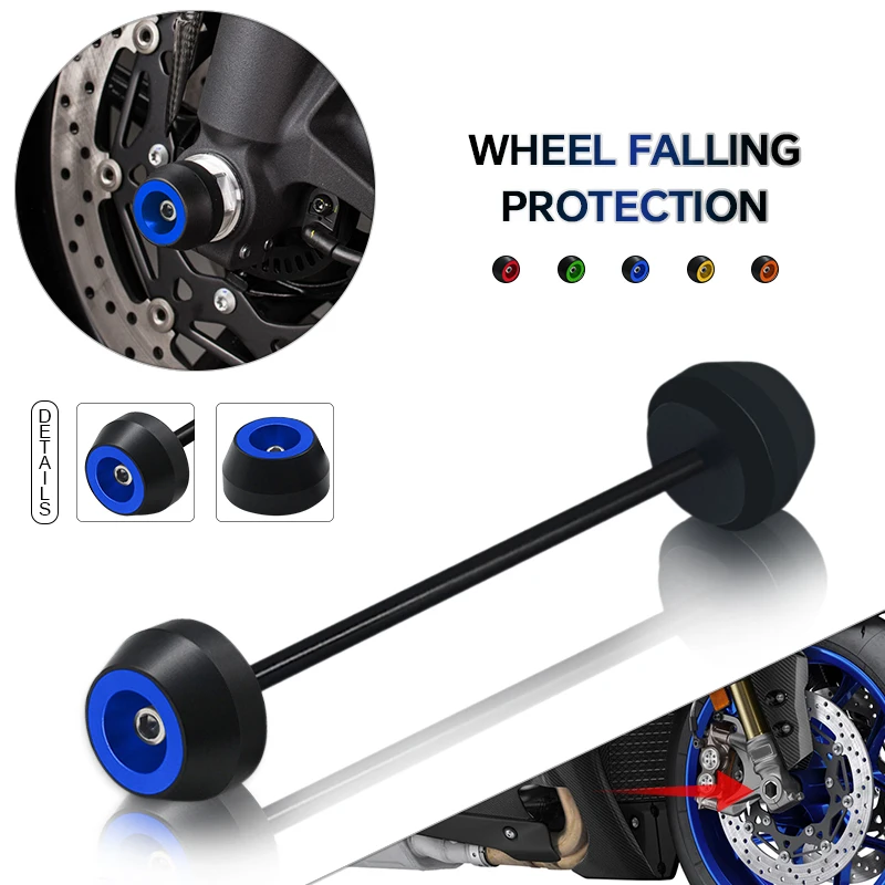 Motorcycle CNC Front & Rear Drop Ball Shock Absorber Wheel Falling Protector Kit For CB650F CBR650F CBR 650F 2014-2024 2025
Motorcycle CNC Front & Rear Drop Ball Shock Absorber Wheel Falling Protector Kit For CB650F CBR650F CBR 650F 2014-2024 2025
