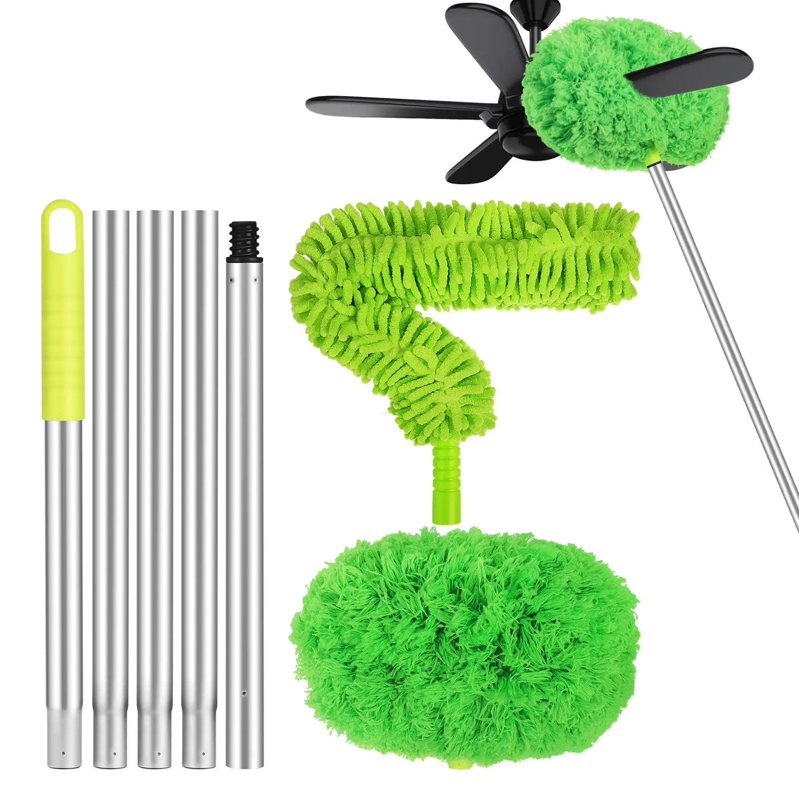1Set Ceiling Fan Duster Extendable Ceiling Fan Cleaner Long Handle Cleaning Brush for High Ceilings Dust Removal
1Set Ceiling Fan Duster Extendable Ceiling Fan Cleaner Long Handle Cleaning Brush for High Ceilings Dust Removal