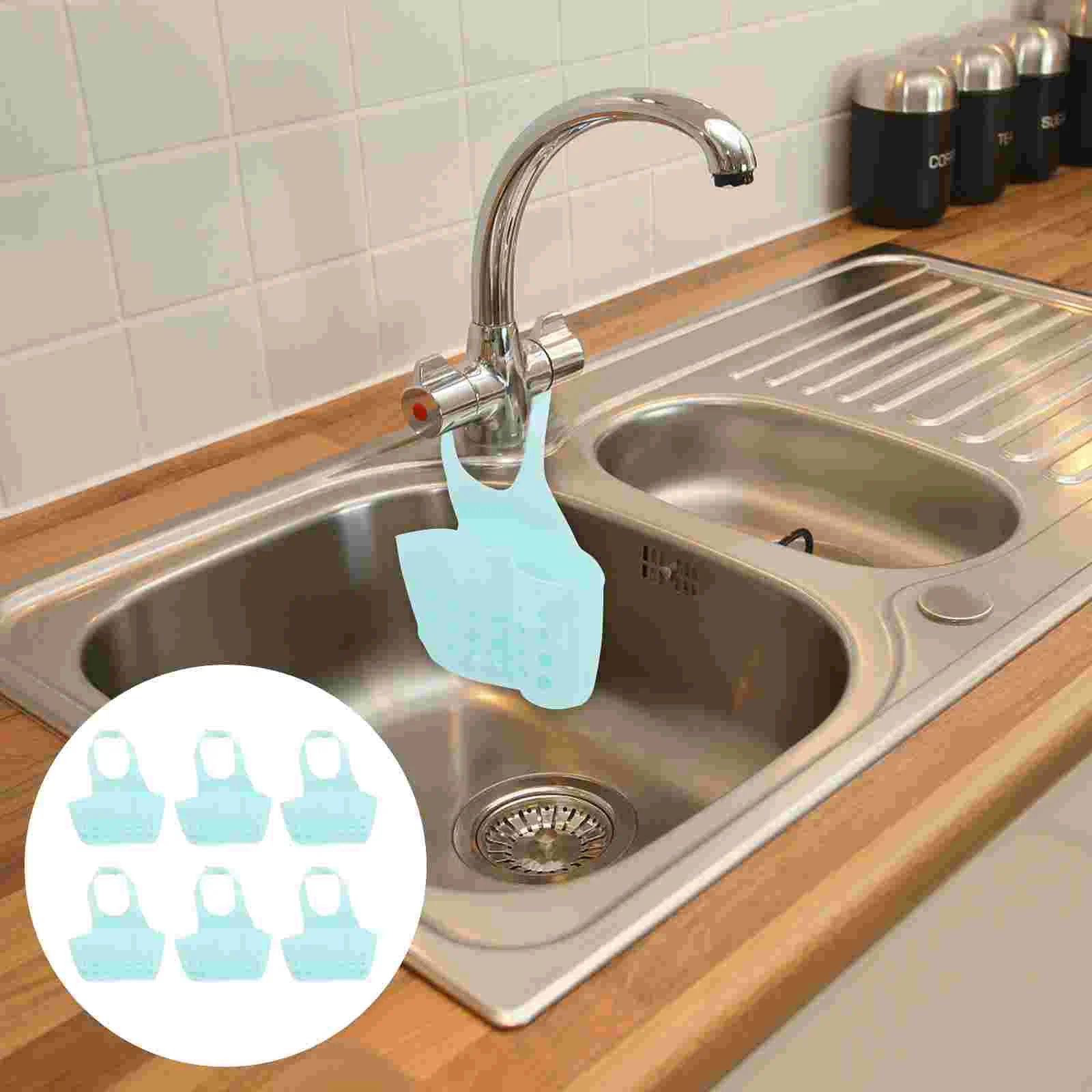 6pcs Sink Catcher Storage Hanging Basket PVC Adjustable Kitchenware Holder Sponge Brush Draining Rack Kitchen Facilities
6pcs Sink Catcher Storage Hanging Basket PVC Adjustable Kitchenware Holder Sponge Brush Draining Rack Kitchen Facilities