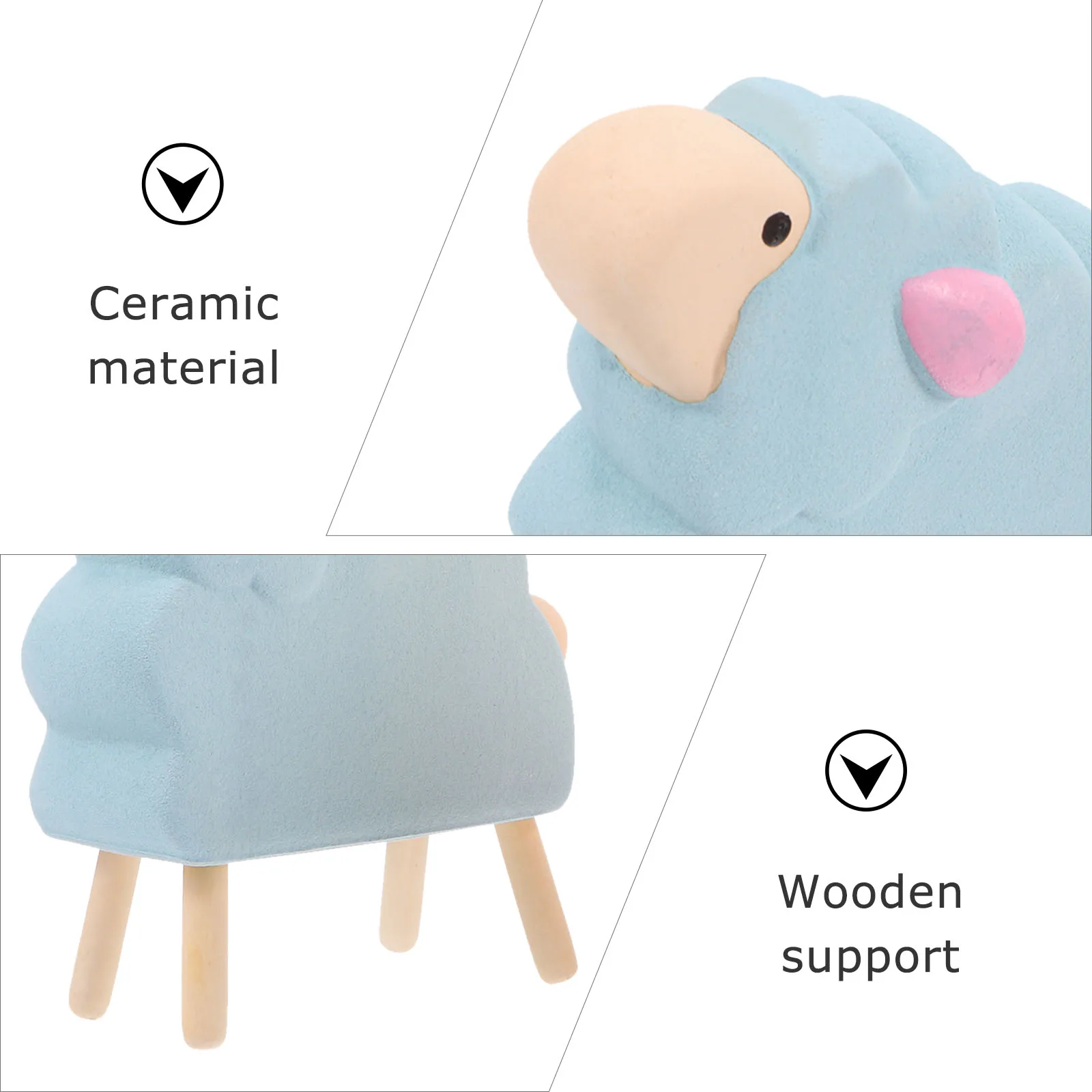 2 Pcs Base Sheep naments Ceramic Craft Ceramic Animal Design Home Decor Bedroom Living Room Collectibles
2 Pcs Base Sheep naments Ceramic Craft Ceramic Animal Design Home Decor Bedroom Living Room Collectibles