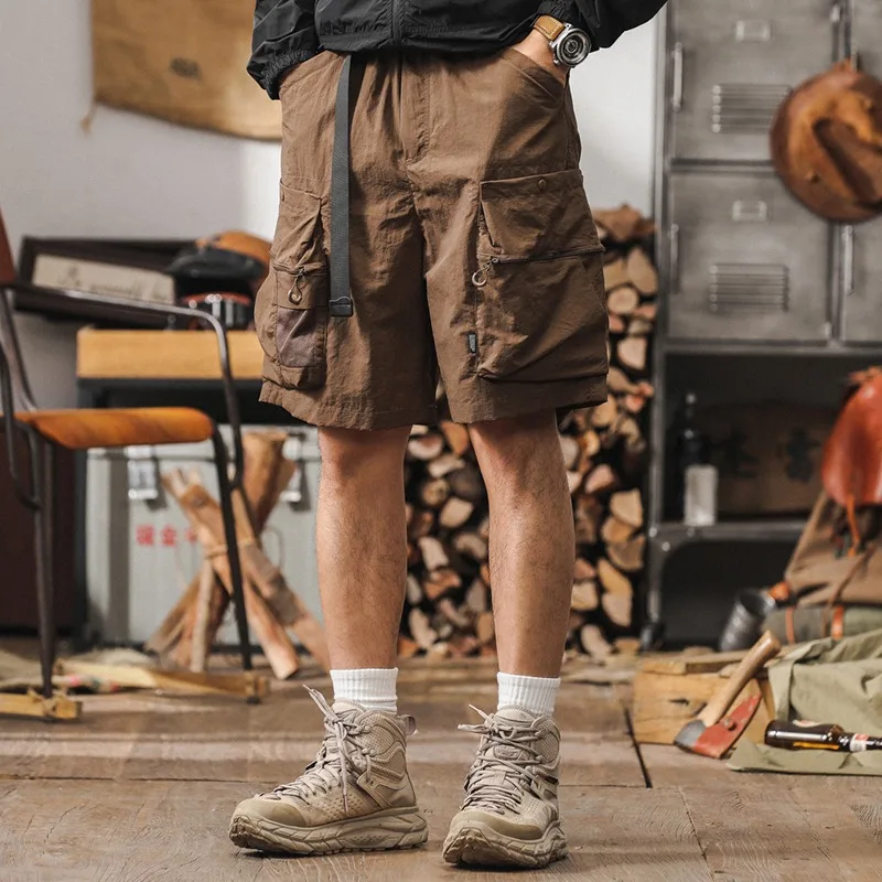 Men's Straight-Leg Non-Stretch Work Shorts Summer Thin Tactical Hunting Waterproof Quick-Dry Multi-Pocket Five-Point Pants
Men's Straight-Leg Non-Stretch Work Shorts Summer Thin Tactical Hunting Waterproof Quick-Dry Multi-Pocket Five-Point Pants