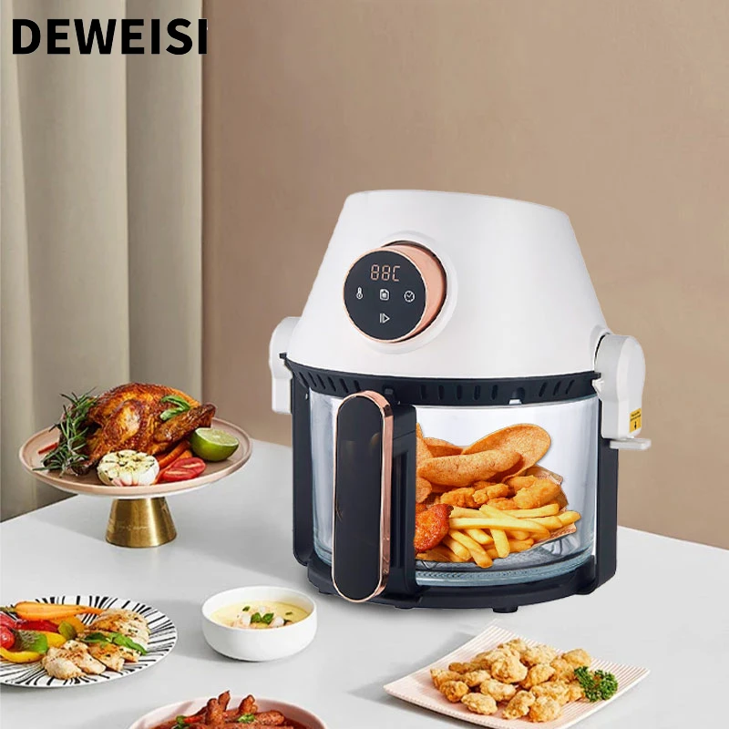 DEWEISI 3L Electric air Fryer Oven Oil-free Fryers 3 in 1 Digital Control Grill air Fryer with Glass Window for Home
DEWEISI 3L Electric air Fryer Oven Oil-free Fryers 3 in 1 Digital Control Grill air Fryer with Glass Window for Home
