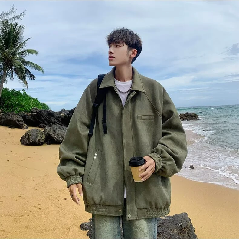 Винтажная замшевая рабочая одежда American Sle Jaet, мужская свободная повседневная верхняя одежда Cleanfit, осень-зима, длинное волокно из полиэстера
Винтажная замшевая рабочая одежда American Sle Jaet, мужская свободная повседневная верхняя одежда Cleanfit, осень-зима, длинное волокно из полиэстера