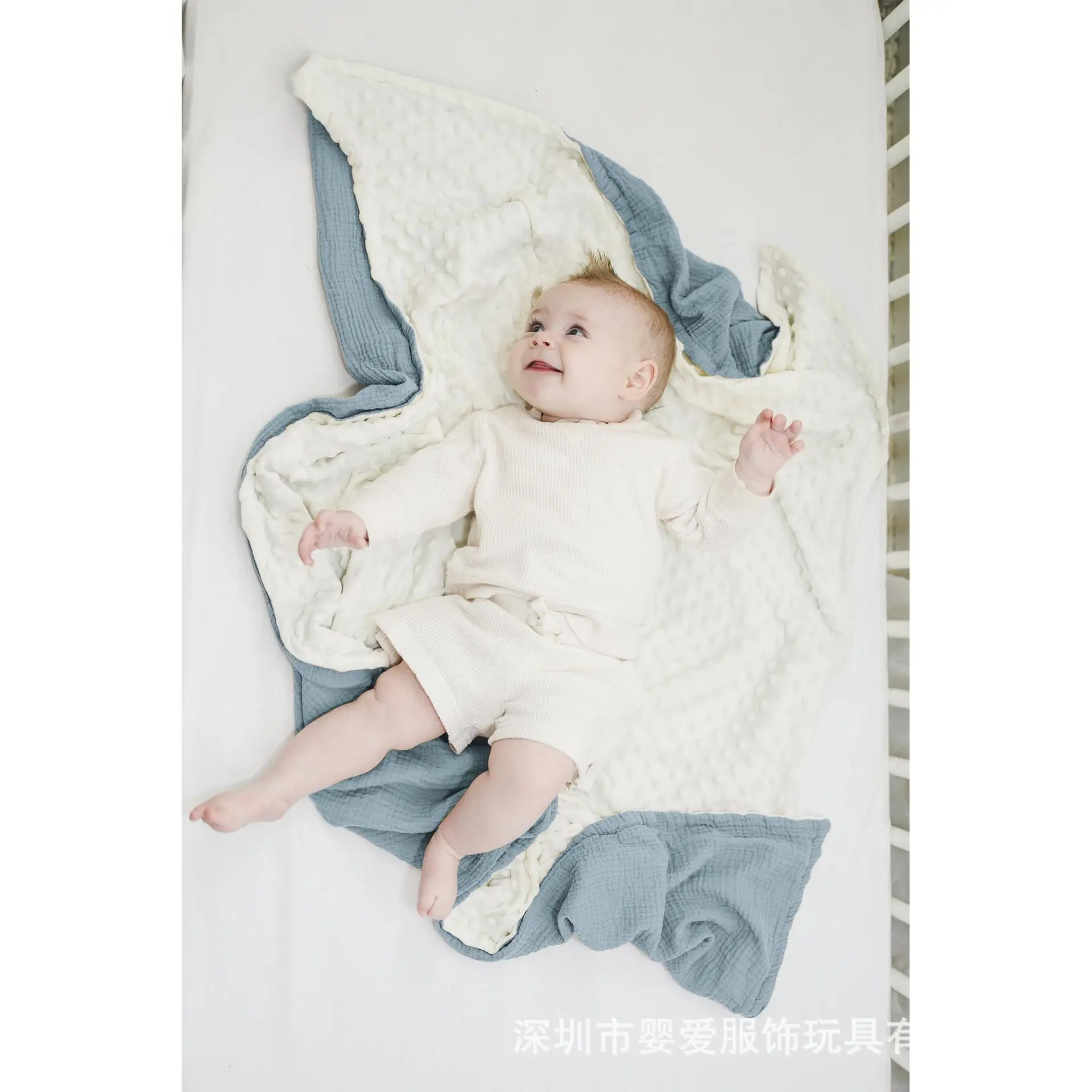 INS Cotton Yarn Infant Double Beanie Blanket Four Seasons Plush Quilt Baby Soothing Cart Blanket
INS Cotton Yarn Infant Double Beanie Blanket Four Seasons Plush Quilt Baby Soothing Cart Blanket
