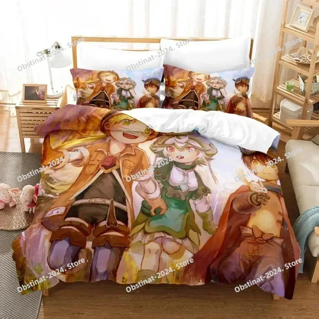 Fashion Printing Anime Made in Abyss Bedding Set Boys Girls Twin Queen Size Duvet Cover Pillowcase Bed Kids Adult Home Textiles
Fashion Printing Anime Made in Abyss Bedding Set Boys Girls Twin Queen Size Duvet Cover Pillowcase Bed Kids Adult Home Textiles