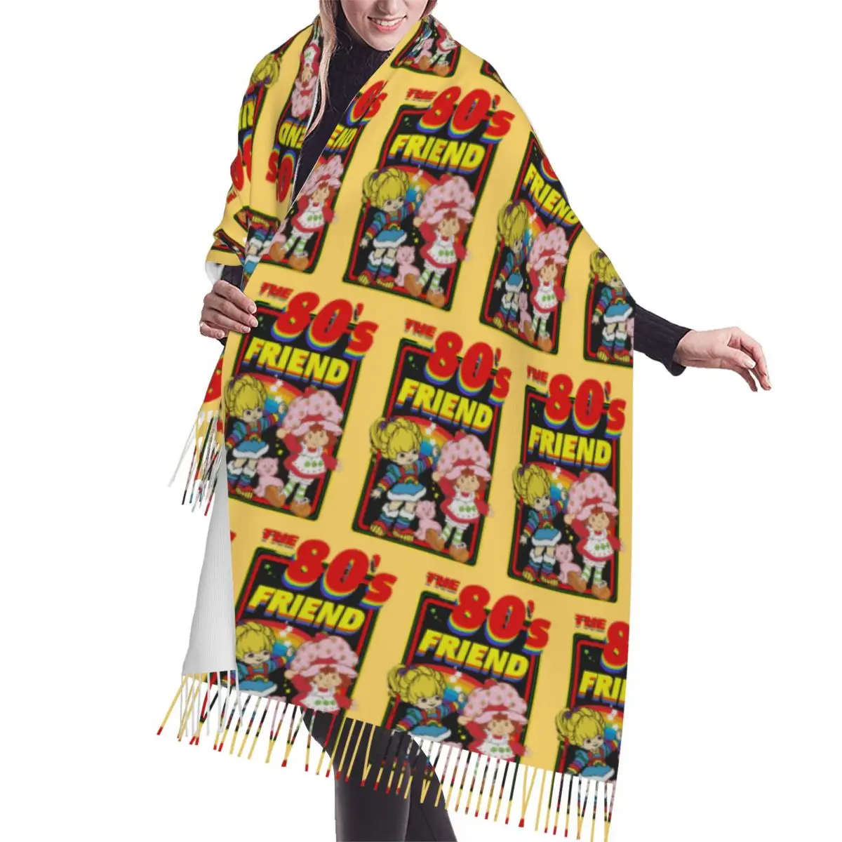 Rainbow Brite - друг 80-х годов на Рождество Шарф Шарфы для женщин Мягкие теплые шали и накидки Большая осенне-зимняя шаль
Rainbow Brite - друг 80-х годов на Рождество Шарф Шарфы для женщин Мягкие теплые шали и накидки Большая осенне-зимняя шаль