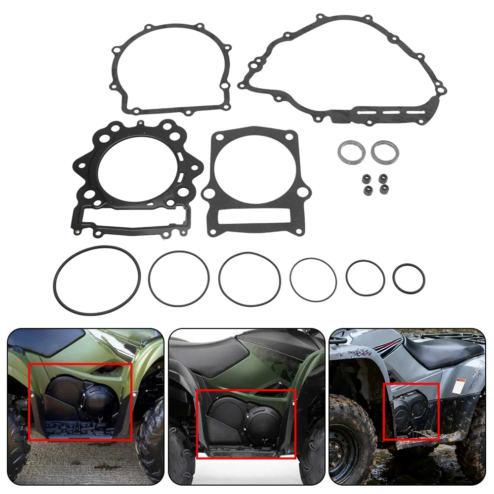 1 Set ATV Engine Gasket Kit Top & Bottom End Set Compatible With Yamaha Grizzly Rhino 700 2007-2013 Models
1 Set ATV Engine Gasket Kit Top & Bottom End Set Compatible With Yamaha Grizzly Rhino 700 2007-2013 Models