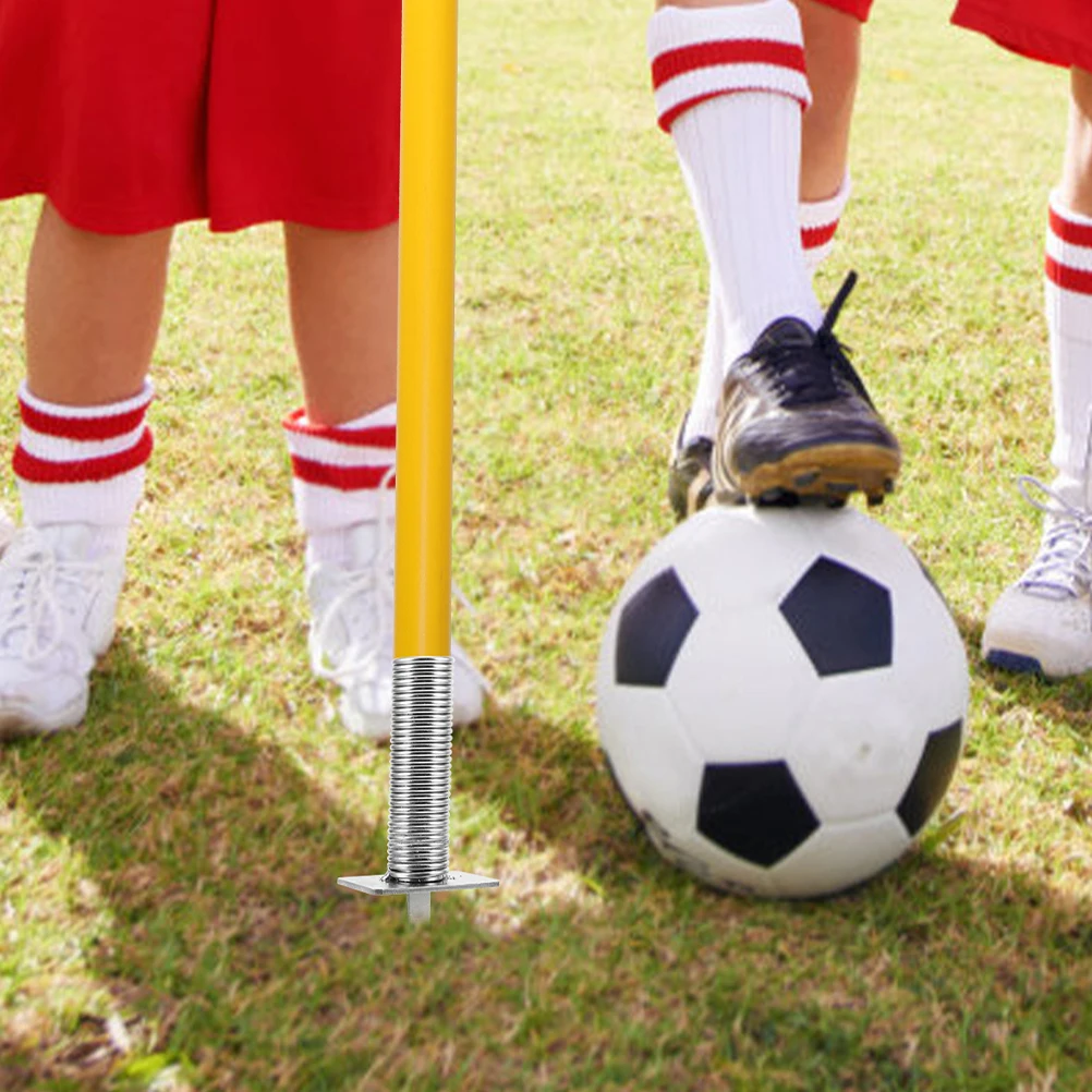 Spring-loaded Corner Flag Spike Football Flagpole Mount Metal Training Ground Stake for Soccer Agility Equipment
Spring-loaded Corner Flag Spike Football Flagpole Mount Metal Training Ground Stake for Soccer Agility Equipment