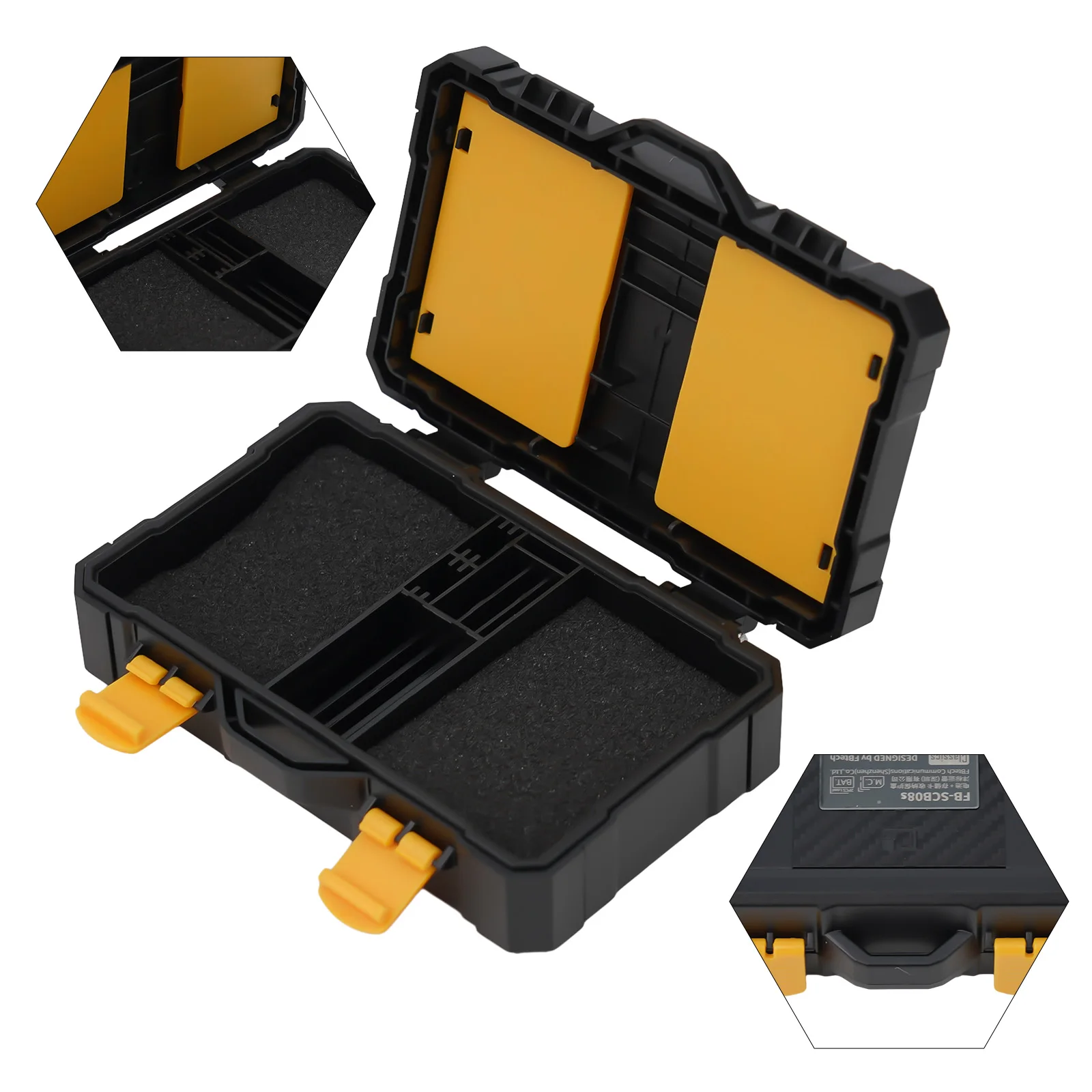 Waterproof Camera Battery Protection Case TF Memory Card Storage Case Prevents Short Circuit Compact Design