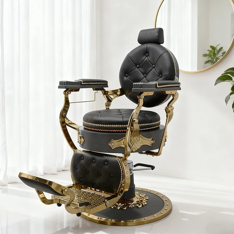 eh-Beauty Salon Furniture Barber Shop Hairdressing Shaving Chair Luxury Classics Black and Gold Hair Salon Chairs@
eh-Beauty Salon Furniture Barber Shop Hairdressing Shaving Chair Luxury Classics Black and Gold Hair Salon Chairs@