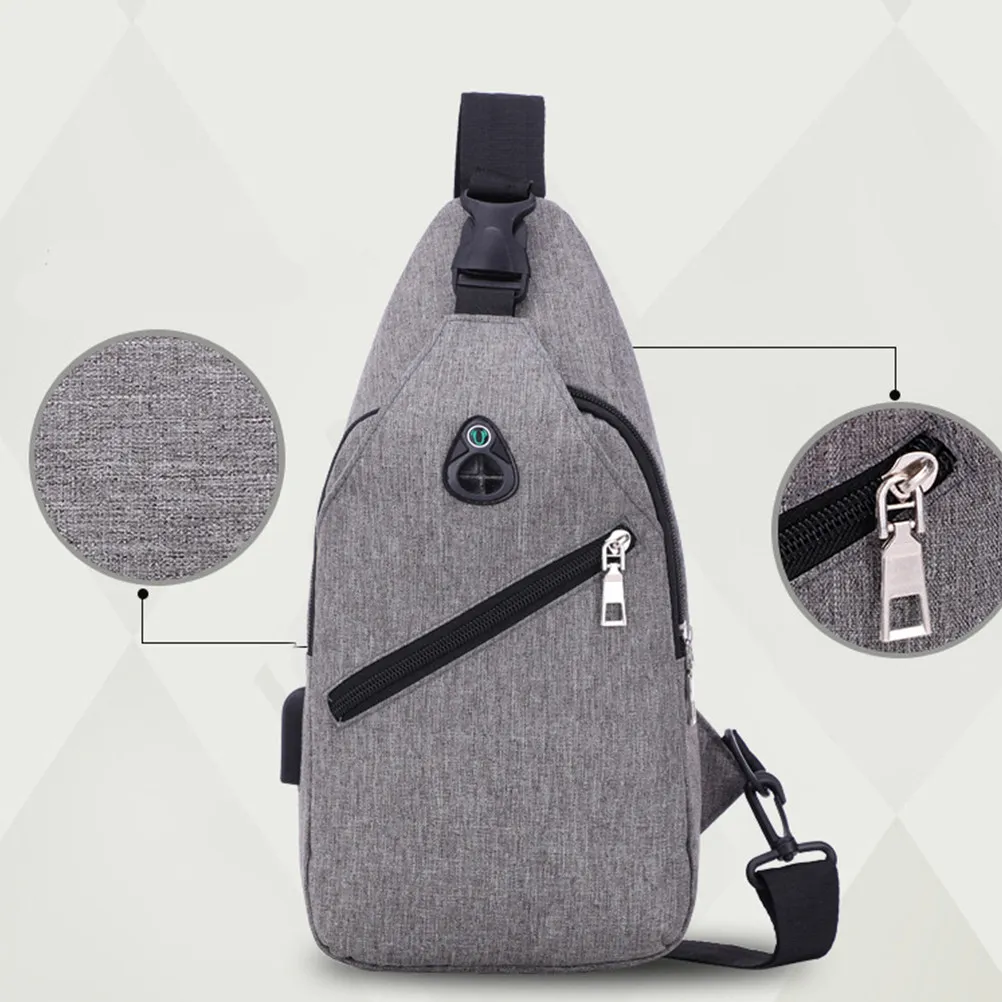 Men Waterproof Sports Shoulder Bag Chest Bag Travel Pouch USB Charging Mini Phone Storage Grey for Tablet Earphone
Men Waterproof Sports Shoulder Bag Chest Bag Travel Pouch USB Charging Mini Phone Storage Grey for Tablet Earphone