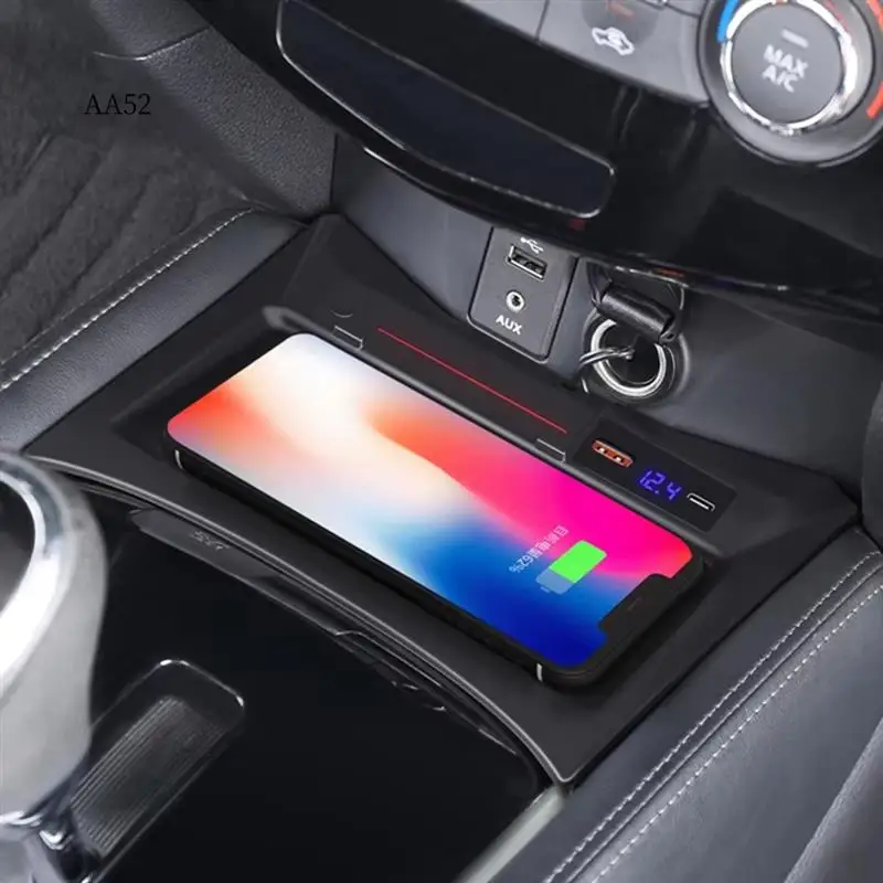 AS-Car Phone Wireless Charger For Nissan X-Trail Rogue 2014-2020 Qashqai 2016-2017, 15W Fast Charging Panel Adapter
AS-Car Phone Wireless Charger For Nissan X-Trail Rogue 2014-2020 Qashqai 2016-2017, 15W Fast Charging Panel Adapter