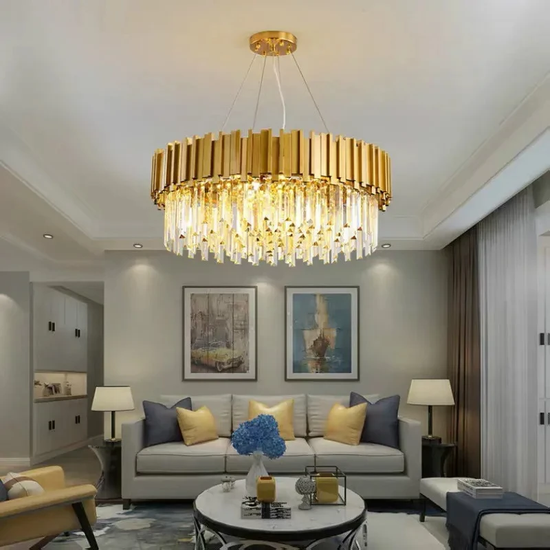 Modern luxury crystal villa, minimalist living room, dining room, bedroom light designer, gold light luxury decorative chandelie
Modern luxury crystal villa, minimalist living room, dining room, bedroom light designer, gold light luxury decorative chandelie