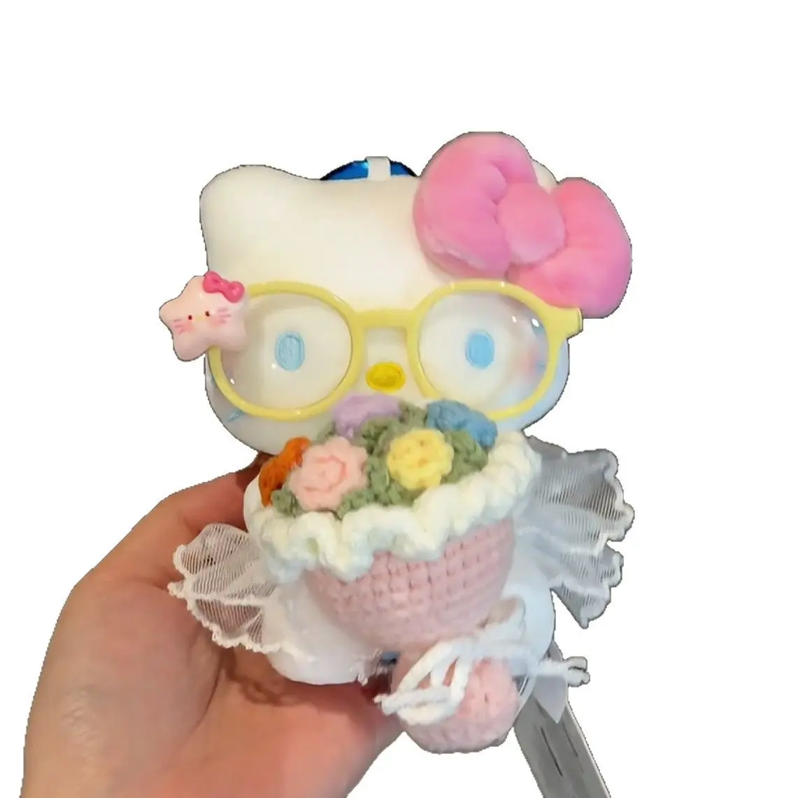 Genuine with Tag Bouquet Gauze Skirt KT Bag Pendant Cute Hello Kitty Keychain Plush Dolls 
Genuine with Tag Bouquet Gauze Skirt KT Bag Pendant Cute Hello Kitty Keychain Plush Dolls