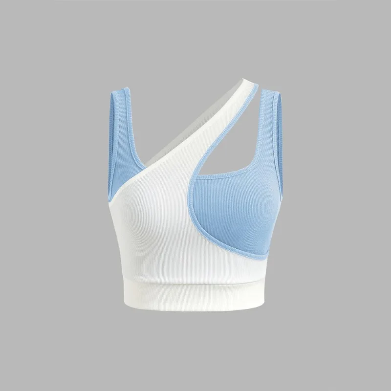 Spliced Patchwork Vest Slim Short Tank Top Women Summer Sporty Sleeveless Camis Cool Y2k Tees Tank Tops Crop Asymmetrical T Sirt
Spliced Patchwork Vest Slim Short Tank Top Women Summer Sporty Sleeveless Camis Cool Y2k Tees Tank Tops Crop Asymmetrical T Sirt