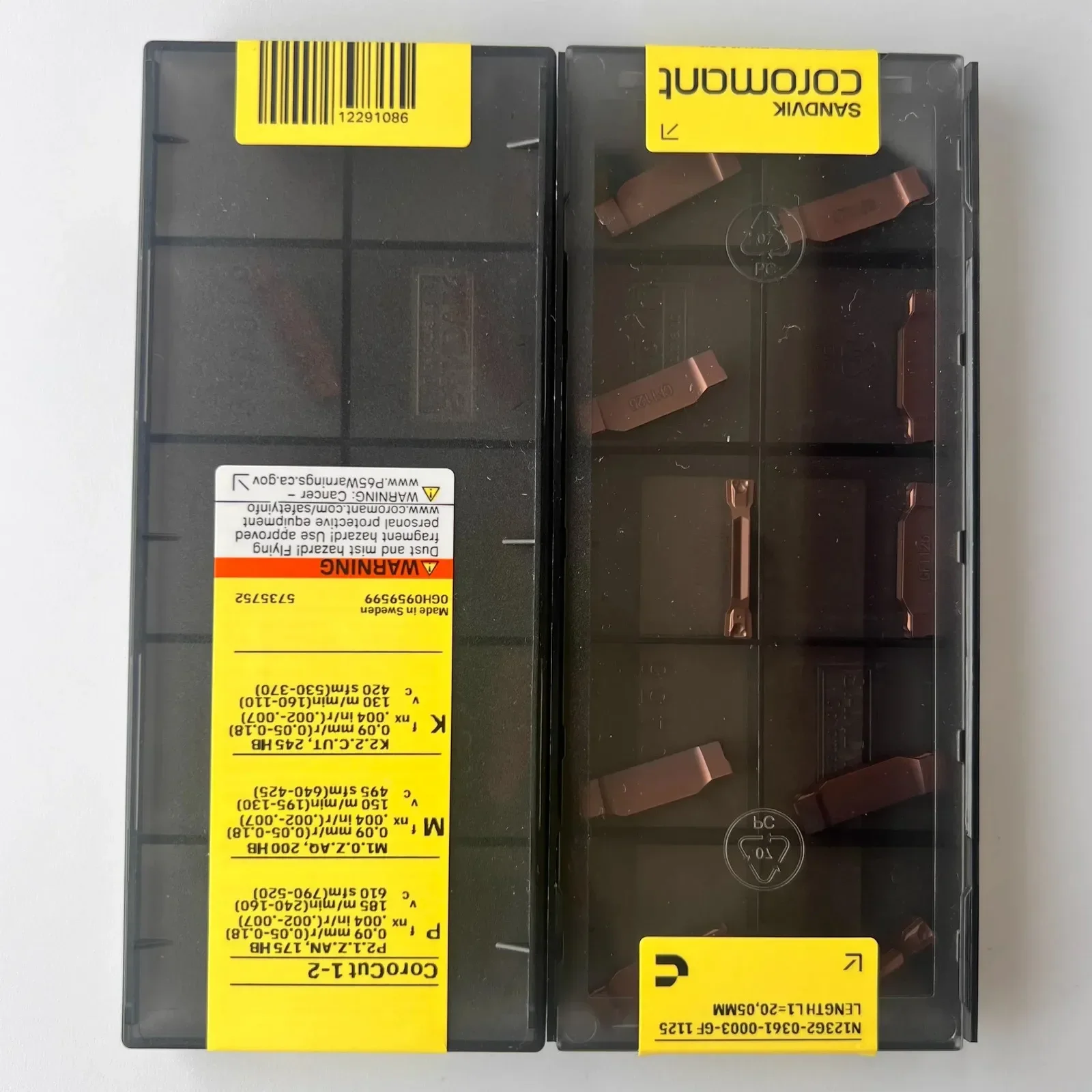 SANDVIK-Coromant / N123G2-0361-0003-GF 1125 / 10 Pcs
SANDVIK-Coromant / N123G2-0361-0003-GF 1125 / 10 Pcs