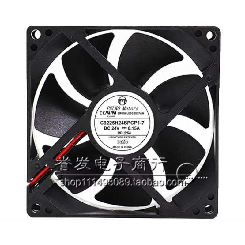 PELKO C9225H24SPCP1-7 DC 24V 0.15A 90x90x25mm 2-Wire Server Cooling Fan
PELKO C9225H24SPCP1-7 DC 24V 0.15A 90x90x25mm 2-Wire Server Cooling Fan