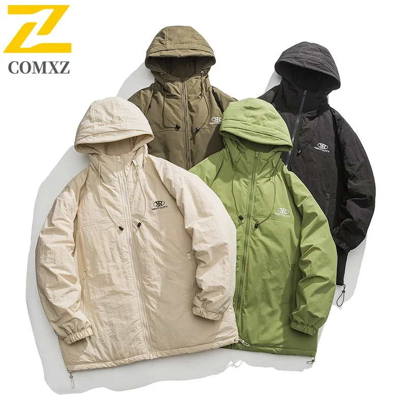 COMXZ 2025 Autumn Winter Mens Cotton Jacket Casual Parka Thick Hooded Bread Style Waterproof Windproof Streetwear Outdoor Coat
COMXZ 2025 Autumn Winter Mens Cotton Jacket Casual Parka Thick Hooded Bread Style Waterproof Windproof Streetwear Outdoor Coat