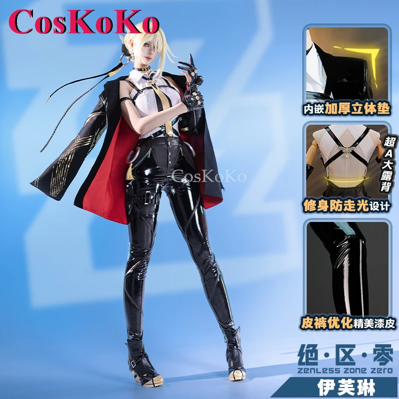 CosKoKo Evelyn Chevalier Cosplay Costumes Game Zenless Zone Zero Fashion Sweet Uniforms Halloween Party Role Play Clothing S-XL
CosKoKo Evelyn Chevalier Cosplay Costumes Game Zenless Zone Zero Fashion Sweet Uniforms Halloween Party Role Play Clothing S-XL