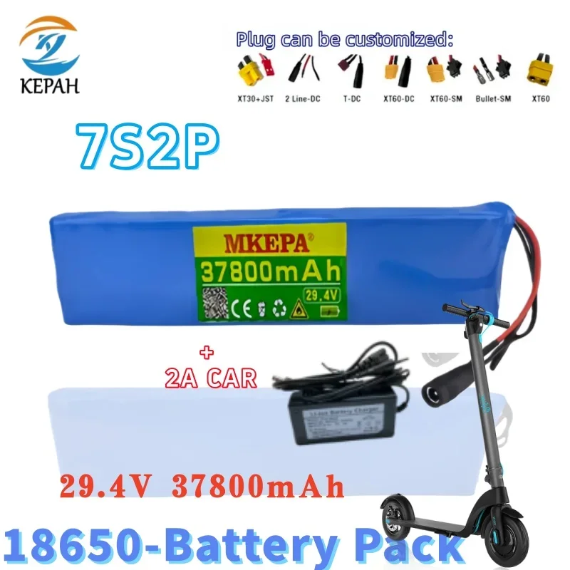 Rechargeable Li-ion Battery Kit|7S2P 29.4V 37800mAh Built-in BMS + Charger Included
Rechargeable Li-ion Battery Kit|7S2P 29.4V 37800mAh Built-in BMS + Charger Included