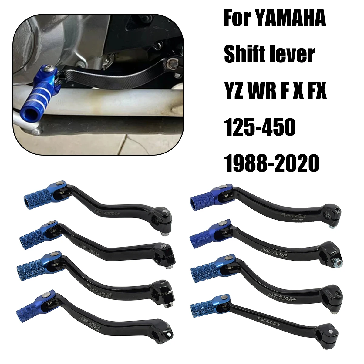 CNC Gear Shift Lever For YAMAHA YZ125 YZ250 YZ250F YZ450F YZ250FX YZ450FX WR250F WR450F YZ 250 450 WR 250F 450F 1991-2020
CNC Gear Shift Lever For YAMAHA YZ125 YZ250 YZ250F YZ450F YZ250FX YZ450FX WR250F WR450F YZ 250 450 WR 250F 450F 1991-2020