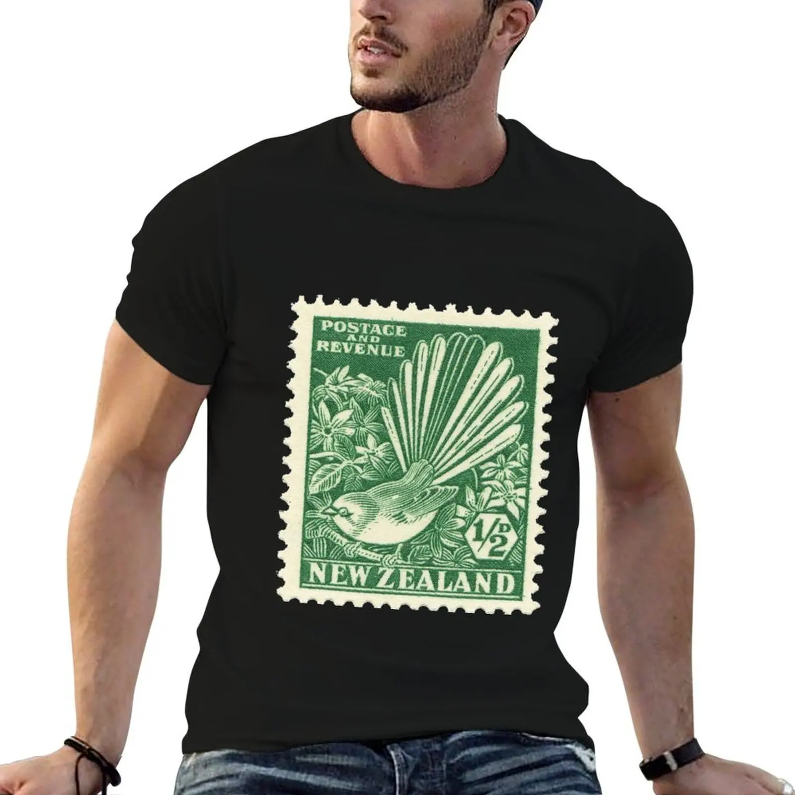 Fantail - New Zealand stamp T-Shirt man t shirt cotton t shirts for man cotton soft t shirts for man graphic funny T-shirt
Fantail - New Zealand stamp T-Shirt man t shirt cotton t shirts for man cotton soft t shirts for man graphic funny T-shirt