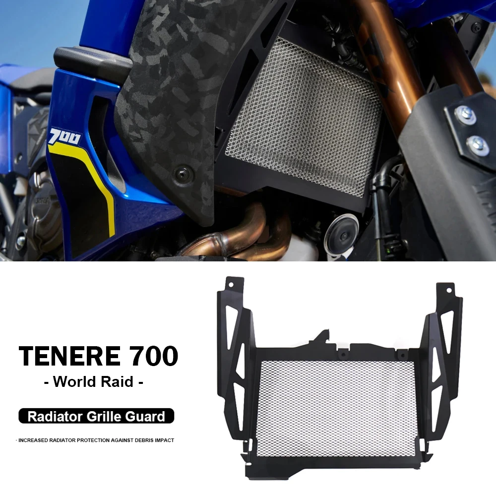 For Yamaha Tenere 700 World Raid T700 New Motorcycle Accessories Black Tenere 700 Radiator Grille Guard Cover Protector
For Yamaha Tenere 700 World Raid T700 New Motorcycle Accessories Black Tenere 700 Radiator Grille Guard Cover Protector