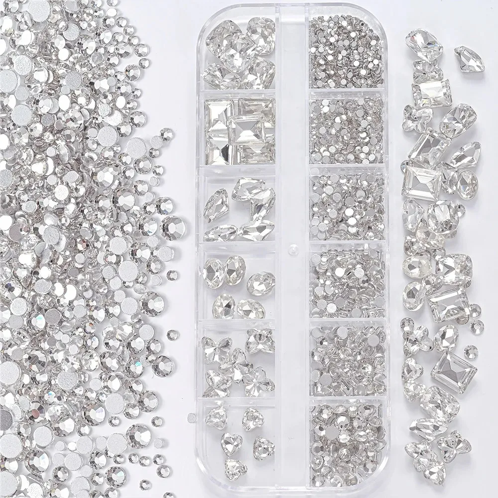 Набор для дизайна ногтей: 12 видов 3D-страз (овал, бабочка, сердце, цветок, круглый бриллиант) для декора ногтей своими руками
Набор для дизайна ногтей: 12 видов 3D-страз (овал, бабочка, сердце, цветок, круглый бриллиант) для декора ногтей своими руками
