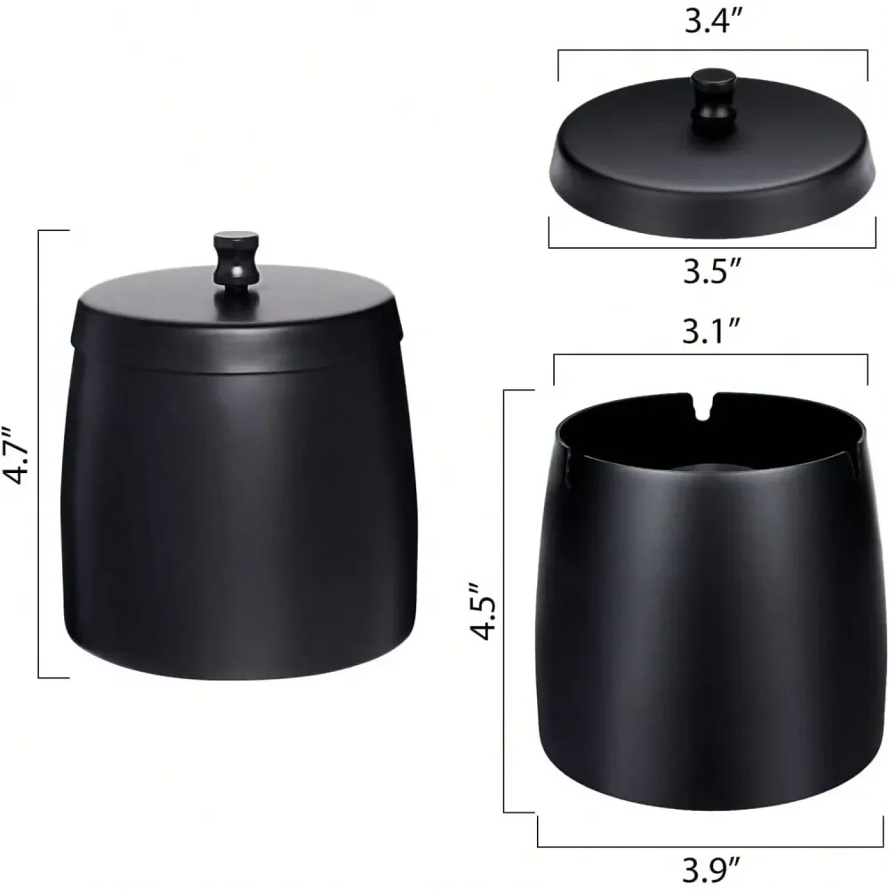 Outdoor Windproof Rainproof Heavy Hidden Ashtray With Lid For Cigarettes, 2025 Style For Patio Home Table Decor
Outdoor Windproof Rainproof Heavy Hidden Ashtray With Lid For Cigarettes, 2025 Style For Patio Home Table Decor